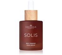 COCOSOLIS Solis, siero autoabbronzante e cura del viso, gocce autoabbronzanti per abbronzatura individuale e intensità in poche ore, a lunga durata, senza striature