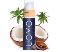 COCOSOLIS UOMO Acceleratore di abbronzatura per uomo - Olio abbronzante biologico con vitamina E e profumo BLACK COCONUT per un'abbronzatura intensa e veloce - Rinforzatore di abbronzatura (110 ml)