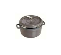 Cocotte con Cestello 26 cm Grigia Graphite in Ghisa