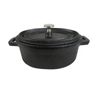 Cocotte Ovale 15,2X10,2X6,4 Cm Nero Ferro - 6 Unità