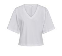 Co'Couture - ZengaCC Tee V-Neck - - Tops - Donna - Bianco - XS