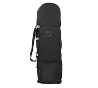 COCOYUEMA Borsa da viaggio da golf con ruote Borsa da golf pieghevole per aviazione da golf 600D Oxford Custodia per club (Oro)