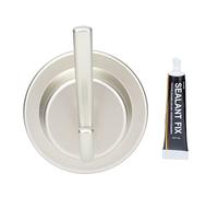 COCOYUEMA Copertura decorativa per foro di ventilazione nel muro con ganci, autoadesiva in ABS, copertura decorativa per foro di ventilazione con ganci per la casa (Oro)