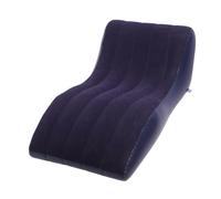 COCOYUEMA Divano gonfiabile in PVC, comodo e portatile per dormire, ideale per campeggio, picnic, escursioni, parco e viaggi. (Blu navy)