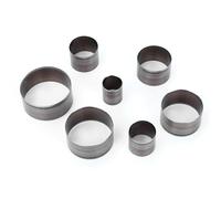 COCOYUEMA Punzone Rotondo per Pelle, Fustelle Circolari, Strumenti Artigianali in Pelle per Forme Precise, Dimensioni Multiple, Materiale Durevole, Scatola di Immagazzinaggio