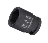 CoCud Bussola Impatto Poco Profondo 6 Punti Presa 16 Mm Attacco 3/8", Presa Impatto Esagonale Design Esagonale Angolo Arrotondato Acciaio Cr-Mo - (Applicazioni:Produzione, Riparazione)