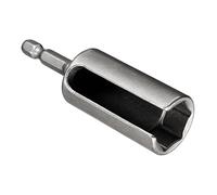 CoCud Chiave a Bussola, Attacco Esagonale 1/4" Presa 17 mm Lunghezza 3", Punta Trapano a Taglio Rapido con Scanalatura Profonda CR-V - (Applicazioni: per Raggi Estesi)
