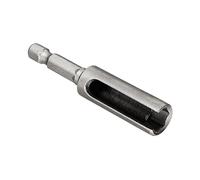 CoCud Chiave a Bussola, Attacco Esagonale 1/4" Presa 8mm Lunghezza 2,5", Punta Trapano a Taglio Rapido con Scanalatura Profonda CR-V - (Applicazioni: per Raggi Estesi)