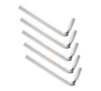 CoCud Chiave Esagonale a Brugola a Forma di L, 4mm Metrica, CR-V Testa Esagonale a Forma di L - (Applicazioni: per Riparazioni Domestiche Manutenzione Meccanica), 5pz