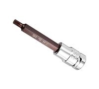 CoCud Chiave Esagonale a Bussola, Metrico 5mm Punta 1/2" Attacco 4" Lungo, Acciaio Legato S2 Temprato al Cromo-Vanadio - (Applicazioni: per Applicazioni Fissaggio)