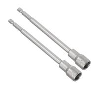 CoCud Driver Incastonare Dadi Magnetica, Presa 13mm Attacco Esagonale 1/4", Chiave a Bussola Lunga in Acciaio CR-V per Riparazione Parti Auto, 2pz