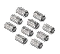 CoCud Inserti a Filo di Acciaio, 3/8-16 Unc 2.5D Lunghezza 18.7mm, Inserto a Spirale a Vite in Acciaio Inossidabile 304 - (Applicazioni: per Riparazioni Automobilistiche), 10Pz