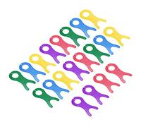 CoCud Lana Avvolgimento Tavola, 10 x 4.8cm, Plastica Filo Corda Avvolgitore Piatto Bobine Cucito Accessorio Casa Lavoro Maglia Strumenti - (per Cucito Manualmente), 5 Colore s 20-pz