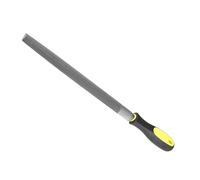 CoCud Lima Mezzatonda, Lunghezza Lima 10", Lima a Doppio Taglio in Acciaio al Carbonio Medio con Manico Antiscivolo per Modellare Metallo Legno Plastica, 1pz