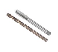 CoCud Maschio e Trapano Punta Set, 5/16-24 UNF 2B Maschio Filo 6.8mm Trapano Diametro, Macchina Vite Maschio & Torsione Trapano Punta per Foratura Riparazione, 1-Set