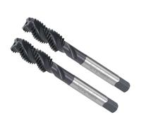 CoCud Maschio Filettatura Spirale Dimensione Filettatura M10X1.5 Utensile Maschiatura Hss Rivestito Nitrurazione - (Applicazioni: Forare Fori e Materiali Adesivi) 2Pz