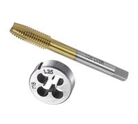 CoCud Metrico Maschio e Stampo Set, M8 x 1.25 Filo, Rivestimento Spirale Punta Vite Maschio & Rotondo Stampo Foratura per Riparazione, 1-Set