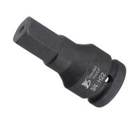 CoCud Punta Esagonale ad Impatto, 22mm Puntale Esagonale 3/4" Attacco Quadrato Lunghezza 83mm, Design Smussato CR-MO Perno Foro Presa Esagonale Metrica per Riparazioni Elettriche Auto