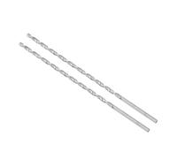 CoCud Punte da Trapano Elicoidali Extra Lunghe in Acciaio ad Alta Velocità, Diametro 5mm Lunghezza 300mm Punta Trapano Dritta Twist Jobber per Metallo Legno Plastica Alluminio, 2pz