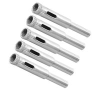 CoCud Punte da Trapano per Seghe a Tazza Diamantate, Diametro di Foratura 8mm / 5/16", Punta da Trapano in Acciaio al Carbonio Nichelato per Piastrelle Ceramica Marmo Pietra 5pz