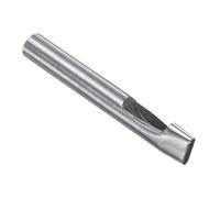 CoCud Punzone Cavo, Foro 4mm x 15mm, Utensile Guarnizione Ovale in Acciaio 45# per Fai da Te Pelle Portafogli Pelle