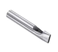 CoCud Punzone Cavo, Foro 4mm x 20mm, Utensile Guarnizione Ovale in Acciaio 45# per Fai da Te Pelle Portafogli Pelle