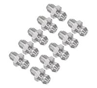 CoCud Raccordo Ingrassatore Dritto Acciaio Inossidabile 304, | Metrica M6x1mm | Nipplo Ingrassaggio Idraulico - (Applicazioni: Sostituire Ingrassatori Mancanti o Rotti), 10Pz