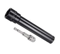 CoCud Set Bussole Percussione, Bussole 30mm Lunghezza 8" Azionamento 1/2", CR-V 6-Punti Set Accessori Prese Azionamento con 1/34" Adattatore Presa per Trapano Avvitatore Batteria