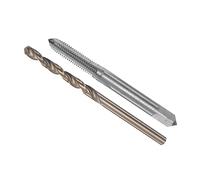 CoCud Set Punte Trapano e Contatto, M4.5 x 0.75 Tocca Filettatura 3.7mm Diametro Punta, Metrico Macchina Rubinetto per Vite & Torsione Punta Trapano Utensile Kit, 1 set