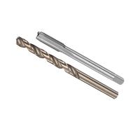 CoCud Set Punte Trapano e Contatto, M7 x 0.75 Tocca Filettatura 6.2mm Diametro Punta, Metrico Macchina Rubinetto per Vite & Torsione Punta Trapano Utensile Kit, 1 set