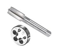 CoCud Set Rubinetti e Matrici, M16 x 1.25 Filettatura, Metrica Alta Velocità Acciaio Macchina Vite Rubinetto & Kit Utensili per Stampi Tondi - (per Riparazione), 1 set