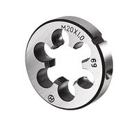 CoCud Tondo Filettatura Matrici, Metrico M20 x 1 Filetto, 9SiCr Lega Utensile Acciaio Vite Fresatura Utensili - (per Macchina Filettatura Riparazione), 1 pezzo