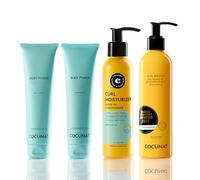 COCUNAT Body Power + Metodo Curly Pack Corpo e Capelli | Anticellulite clinico -5,7 cm + routine Curly con Leave-in e Gel definiricci senza siliconi né solfati.