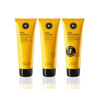 COCUNAT Pack Viaggio Ricci 75 ml Shampoo + Leave-In + Curl Booster | Formato viaggio 75 ml. Definisce, idrata e riduce il crespo. Metodo Curly. Senza solfati né siliconi.