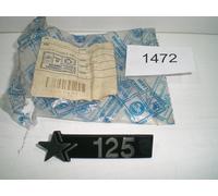 COD-258149 - TARGHETTA EMBLEMA BAULETTO ORIGINALE PIAGGIO VESPA COSA 125
