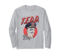 cod T.E.D.D. Zombie Mode Busdriver Retro Logo Video Game Maglia a Manica