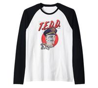 cod T.E.D.D. Zombie Mode Busdriver Retro Logo Video Game Maglia con Maniche Raglan