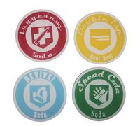 COD Zombies - Set di 4 sottobicchieri Perk-a-Cola, edizione da collezione con juggernog, Double Tap, Quick Revive, Speed Cola