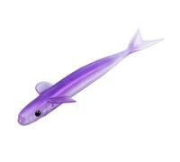 Coda biforcuta ad affondamento lento da 10 cm, esche morbide in scala realistica for la pesca alla trota del luccio persico