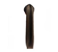 Coda Capelli 22/32 pollici avvolgere coda di cavallo capelli sintetici lunghi lisci coda di cavallo estensioni estensioni clip in coda di cavallo parrucchino for le donne Estensioni coda di cavallo(Co