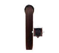 Coda Capelli 45/55/65/75/85CM Estensioni coda di cavallo lunghe sintetiche setose dritte con coulisse Estensioni coda di cavallo dritte Clip in parrucchino for uso quotidiano Party Estensioni coda di