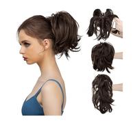 Coda Capelli Capelli biondi finti Coda finta for donna Clip for artiglio sintetico nelle estensioni dei capelli coda di cavallo Parrucchino fai da te Estensioni coda di cavallo(6L)