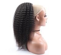 Coda Capelli Capelli Soffio alto Afro Parrucchino Falso sintetico Coulisse Coda di cavallo Elastico Estensione dei capelli for le donne Ricci crespi Coda di cavallo sintetico Estensioni coda di cavall