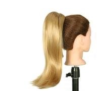 Coda Capelli Coda di cavallo sintetica dritta Avvolgere la clip nelle estensioni dei capelli Fibra naturale for parrucchino Coda di cavallo bionda nera Estensioni coda di cavallo(Color:T4/27/30)