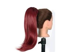 Coda Capelli Estensioni dei capelli Parrucchino naturale Fibra Coda di cavallo bionda nera Coda di cavallo sintetica dritta Avvolgere la clip nei capelli Estensioni coda di cavallo(Color:P4/30)