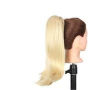 Coda Capelli Estensioni dei capelli Parrucchino naturale Fibra Coda di cavallo bionda nera Coda di cavallo sintetica dritta Avvolgere la clip nei capelli Estensioni coda di cavallo(Color:P2/613)