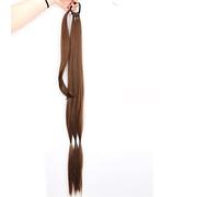 Coda Capelli Fascia elastica for le donne Estensioni dei capelli a coda di cavallo intrecciate lunghe sintetiche 85CM Coda di cavallo a treccia bionda naturale con capelli Estensioni coda di cavallo(1