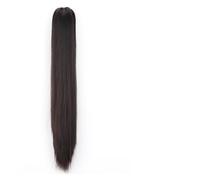 Coda Capelli Long Ponytail Extension, 24" Straight Claw Clip Ponytail Hair Extensions Natural Looking Heat Resistant Synthetic Ponytail Hairpiece for Women Estensioni coda di cavallo(2)