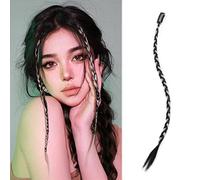 Coda Capelli Parrucca Elastica Donna Capelli Lato Naturale Lanterna Treccia New Concubine Sintetica Bubble Twist Coda di Cavallo Alta Estensioni coda di cavallo(2 pcs,OMBRE_18INCHES)
