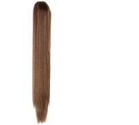 Coda Capelli Pezzo di capelli a coda di cavallo resistente al calore da 24 pollici for le donne Quotidiano Party Clip ad artiglio sintetico lungo dritto sulle estensioni dei capelli a coda di cavallo